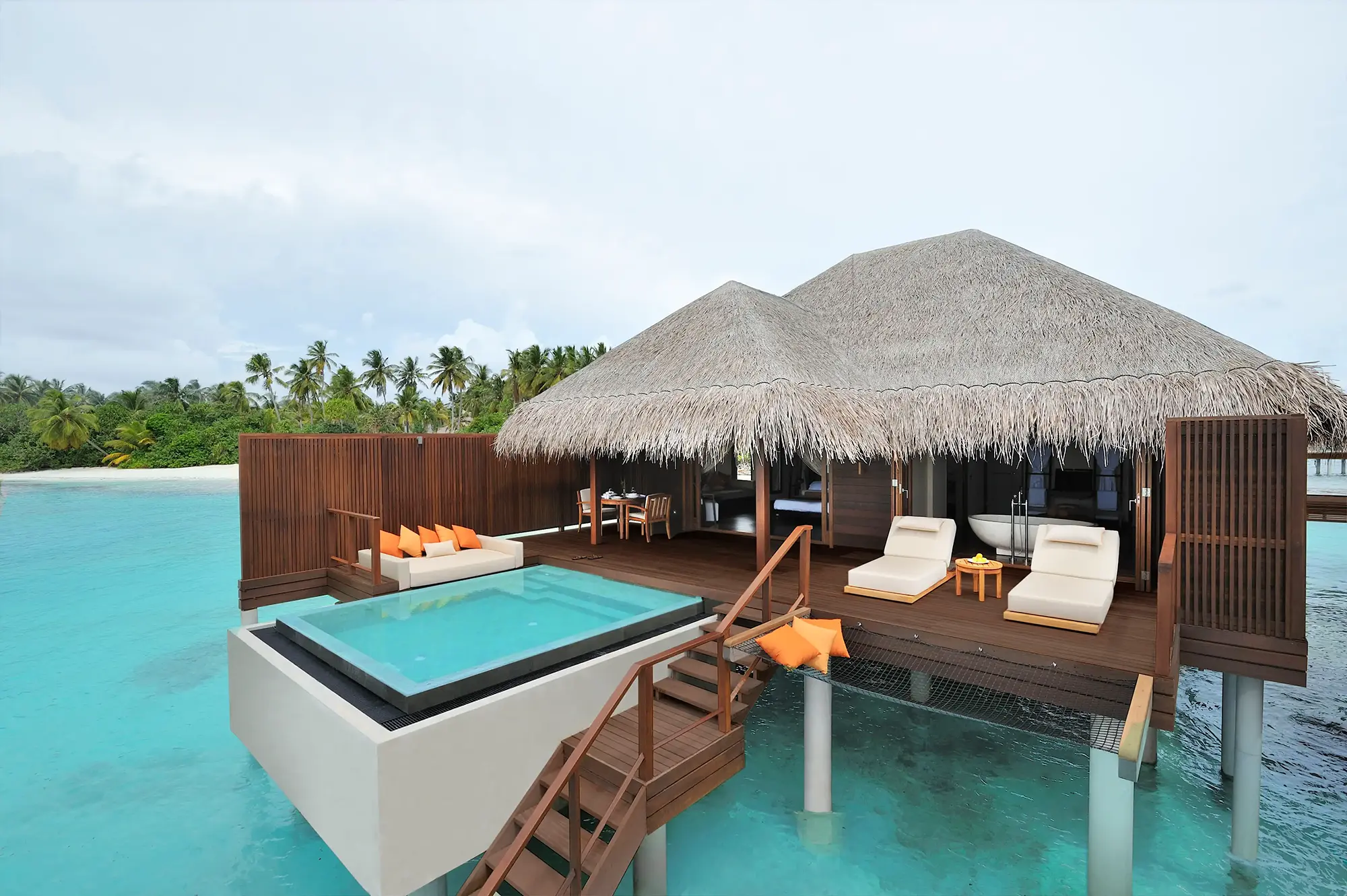 Ocean Villa with Pool - Overwater Poetry Pavilion, Lagoon Dreams Floating Sanctuary - Room Images 1