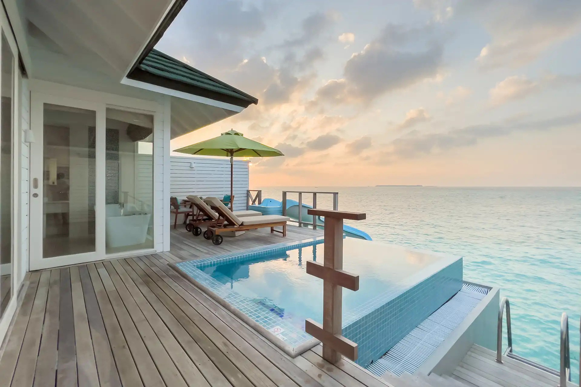 Ocean Villa with Pool Slide - Adults-Only Deep Sea Sanctuary with Boundless Views - Room Images 1