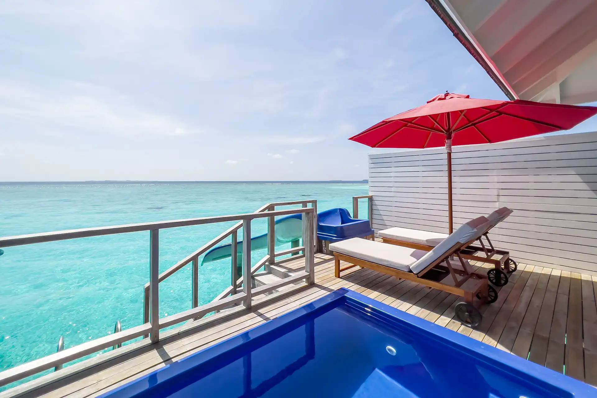 Water Villa with Pool Slide - Thrilling Ocean Adventure Floating Palace - Room Images 3